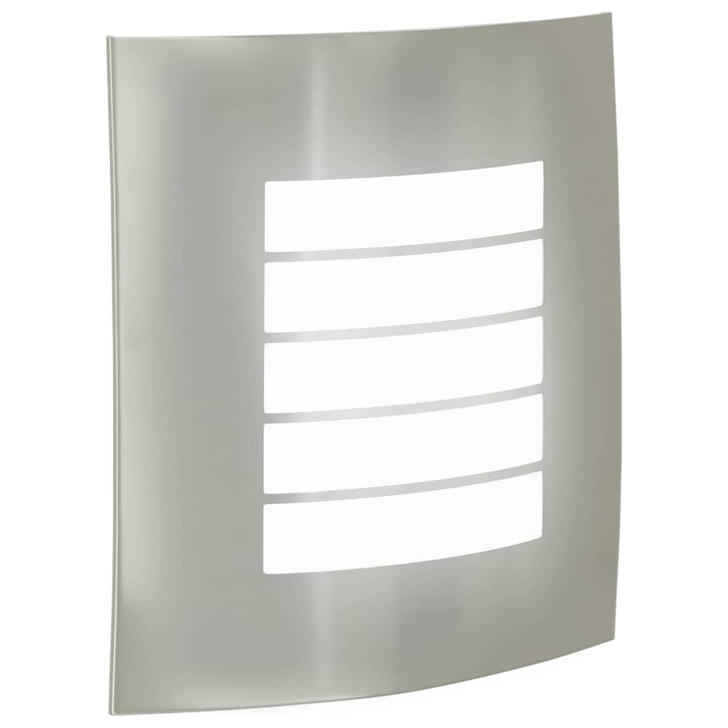 Außenwandleuchte 2 pcs Silber 23.5 x 10.5 x 26 cm Edelstahl