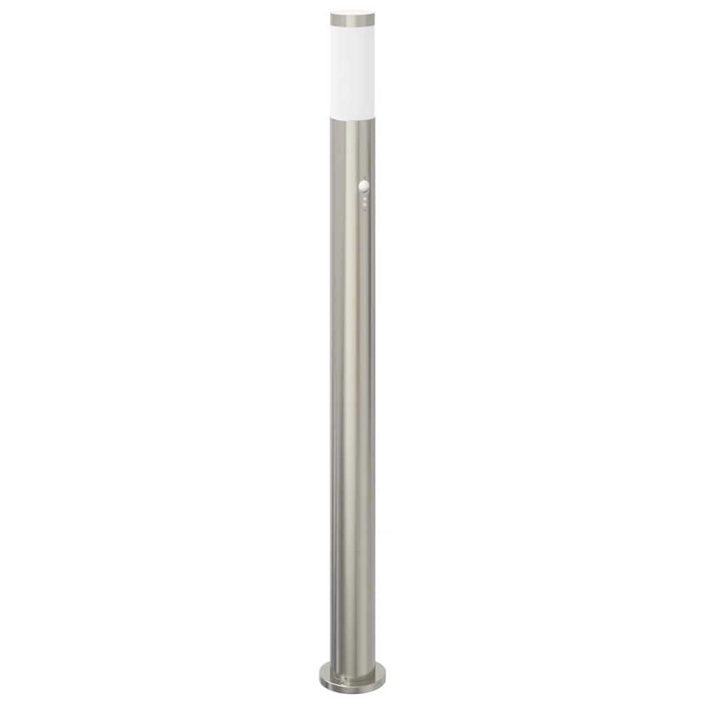 Pollerleuchten mit Sensor 3er 110 cm Edelstahl IP44