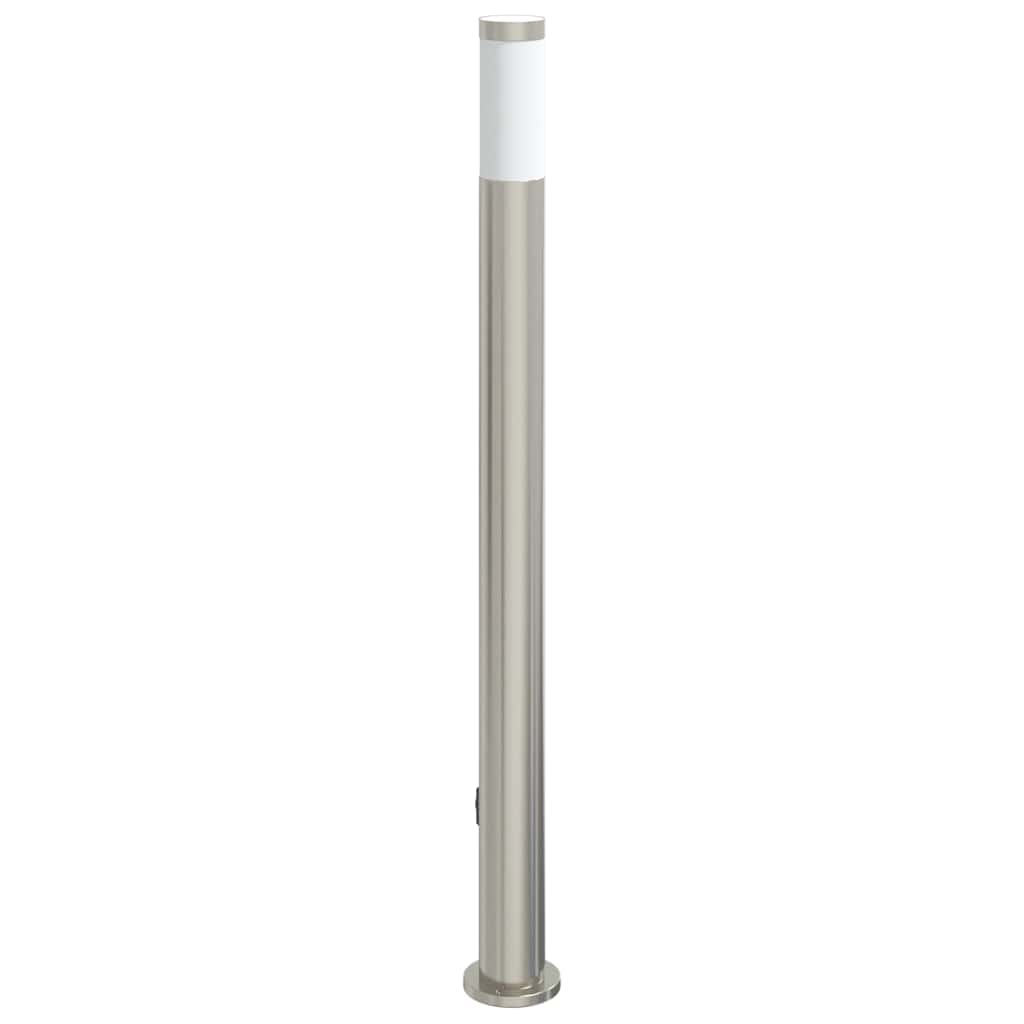 Pollerleuchte mit Auslass 110 cm Edelstahl IP44
