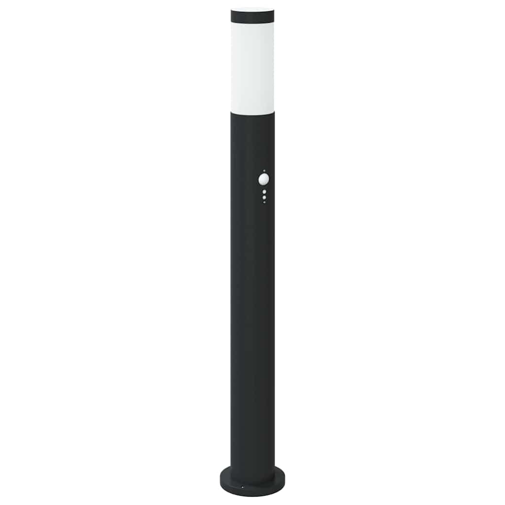 Pollerleuchten mit Sensor 3er 80 cm Edelstahl IP44