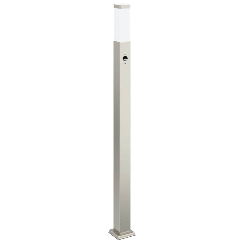Pollerleuchte mit Sensor 110 cm Edelstahl IP44
