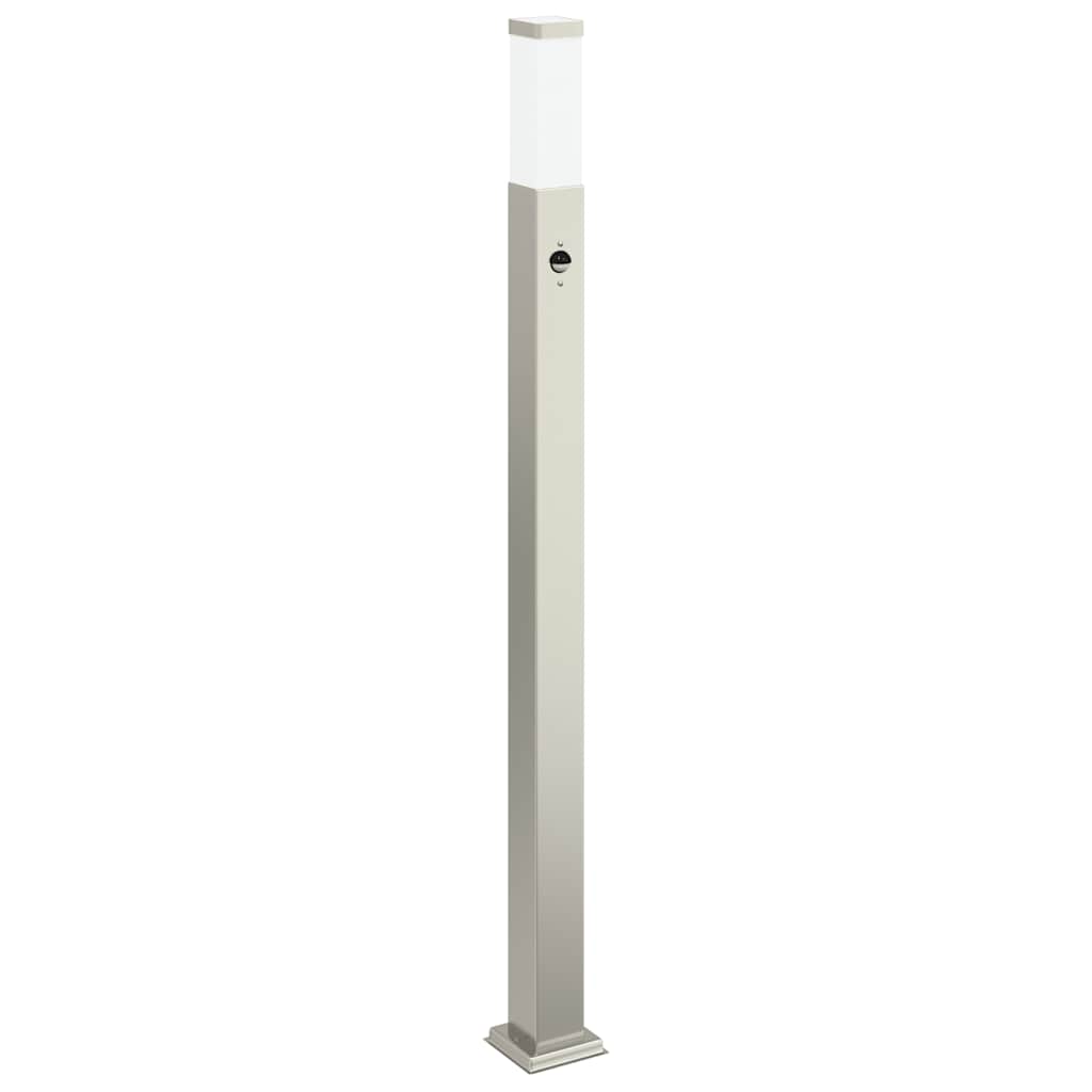 Pollerleuchten mit Sensor 3 Stk. 110 cm Edelstahl IP44