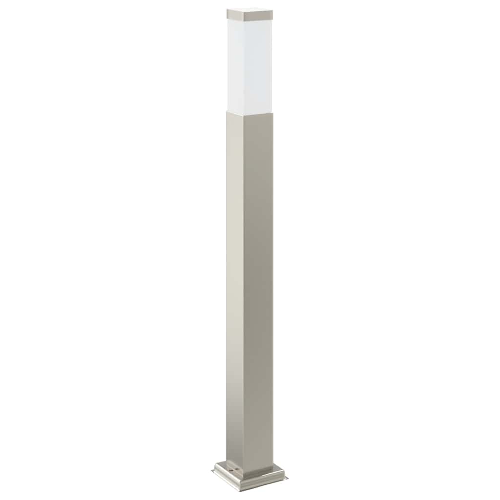 Pollerleuchte mit Sensor&Steckdose 80 cm Edelstahl IP44