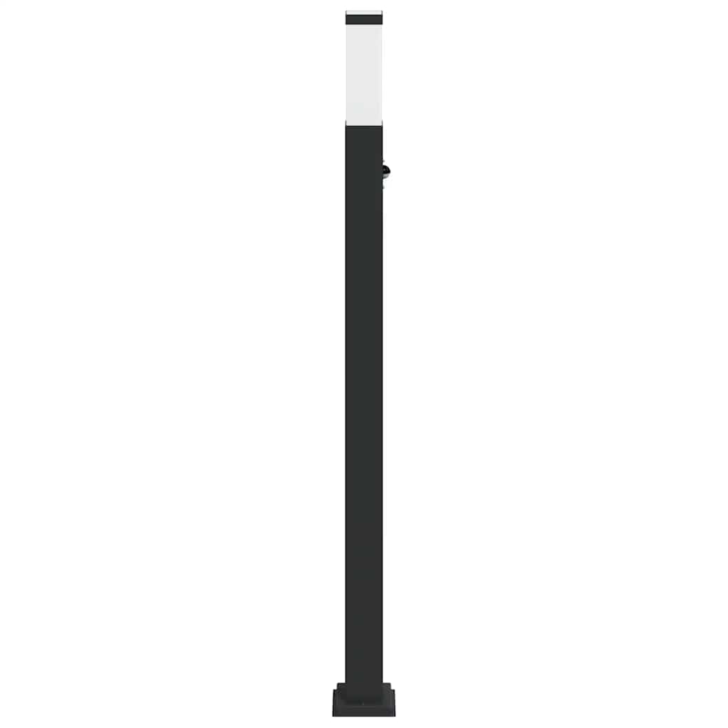 Pollerleuchte mit Sensor 110 cm Schwarz IP44