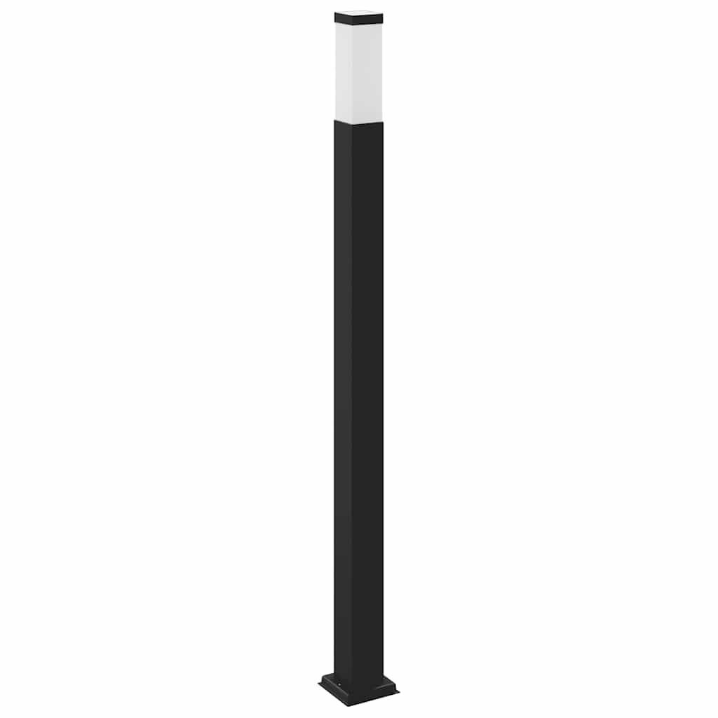 Pollerleuchte mit Sensor 110 cm Schwarz IP44