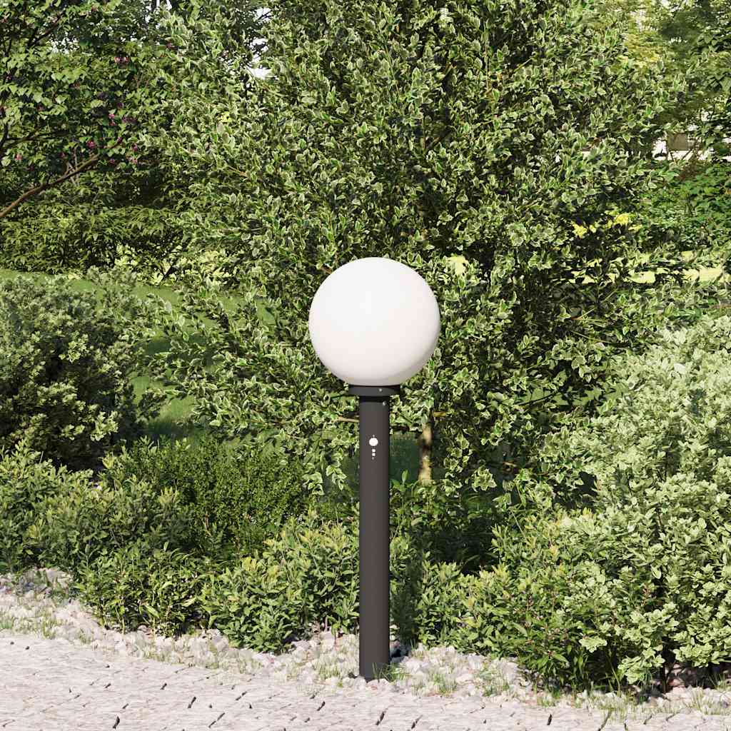 Pollerleuchte mit Sensor 80 cm Schwarz IP44