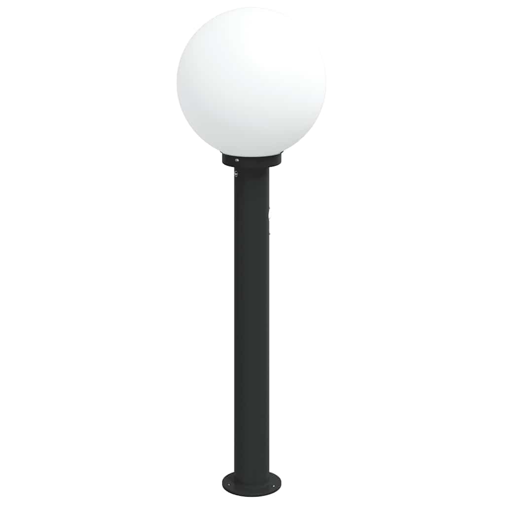 Pollerleuchte mit Sensor 80 cm Schwarz IP44