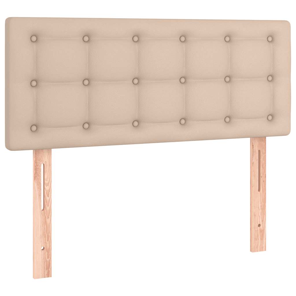 Boxspringbett mit Matratze & LED Cappuccino-Braun 120x190 cm