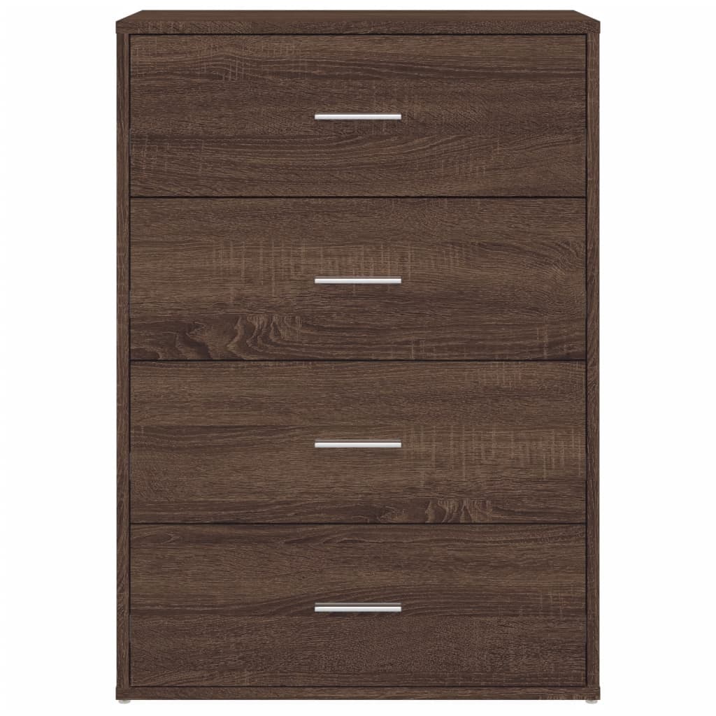 Sideboards 2 Stk. Braun Eichen-Optik 60x31x84 cm Holzwerkstoff