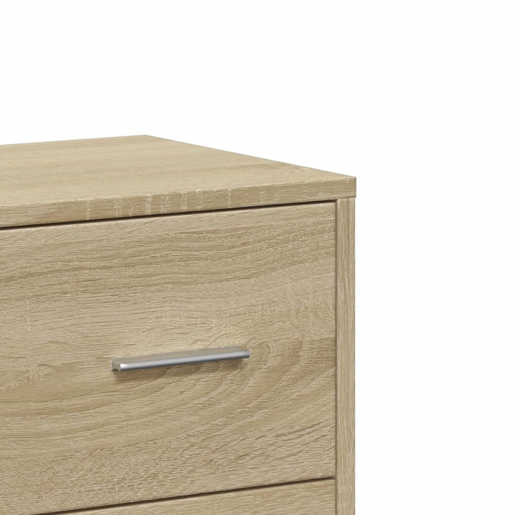 Sideboards 2 Stk. Sonoma-Eiche 60x31x84 cm Holzwerkstoff