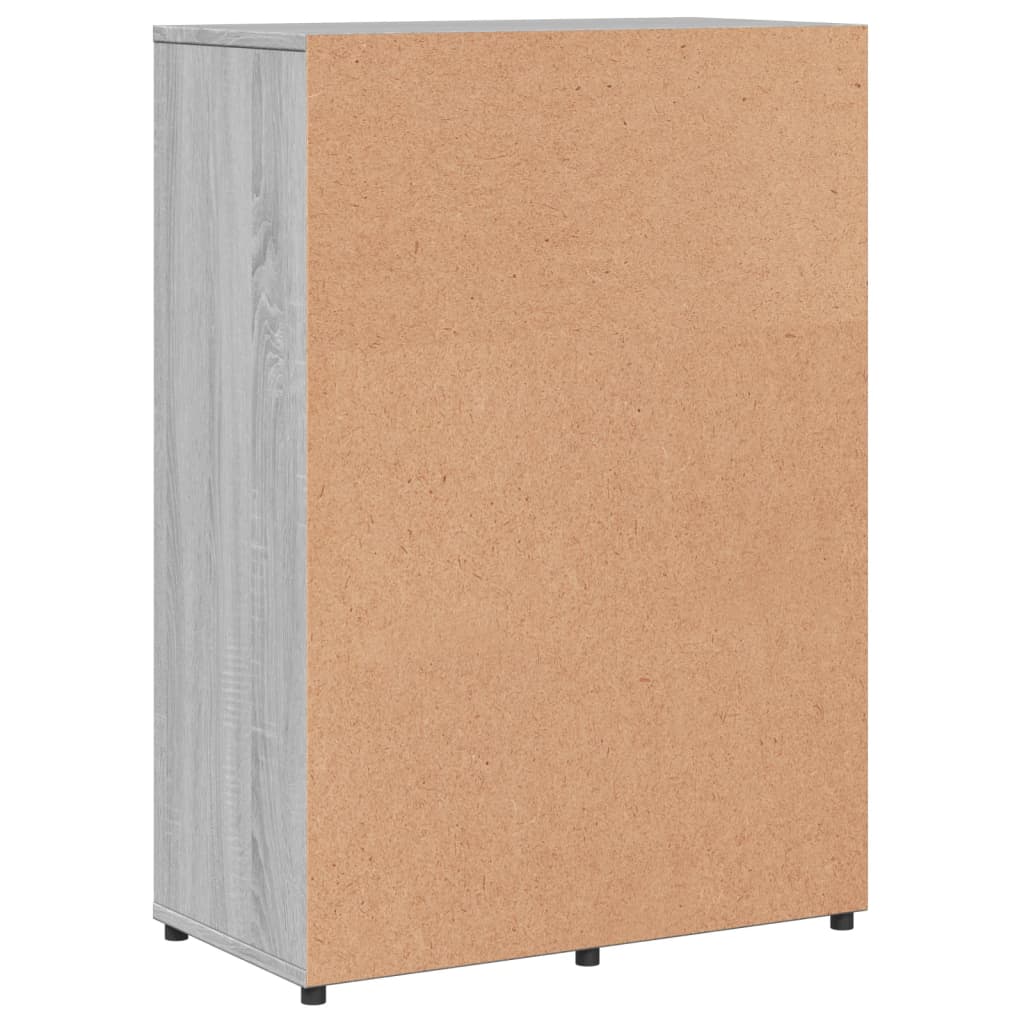 Sideboards 2 Stk. Grau Sonoma 60x31x84 cm Holzwerkstoff