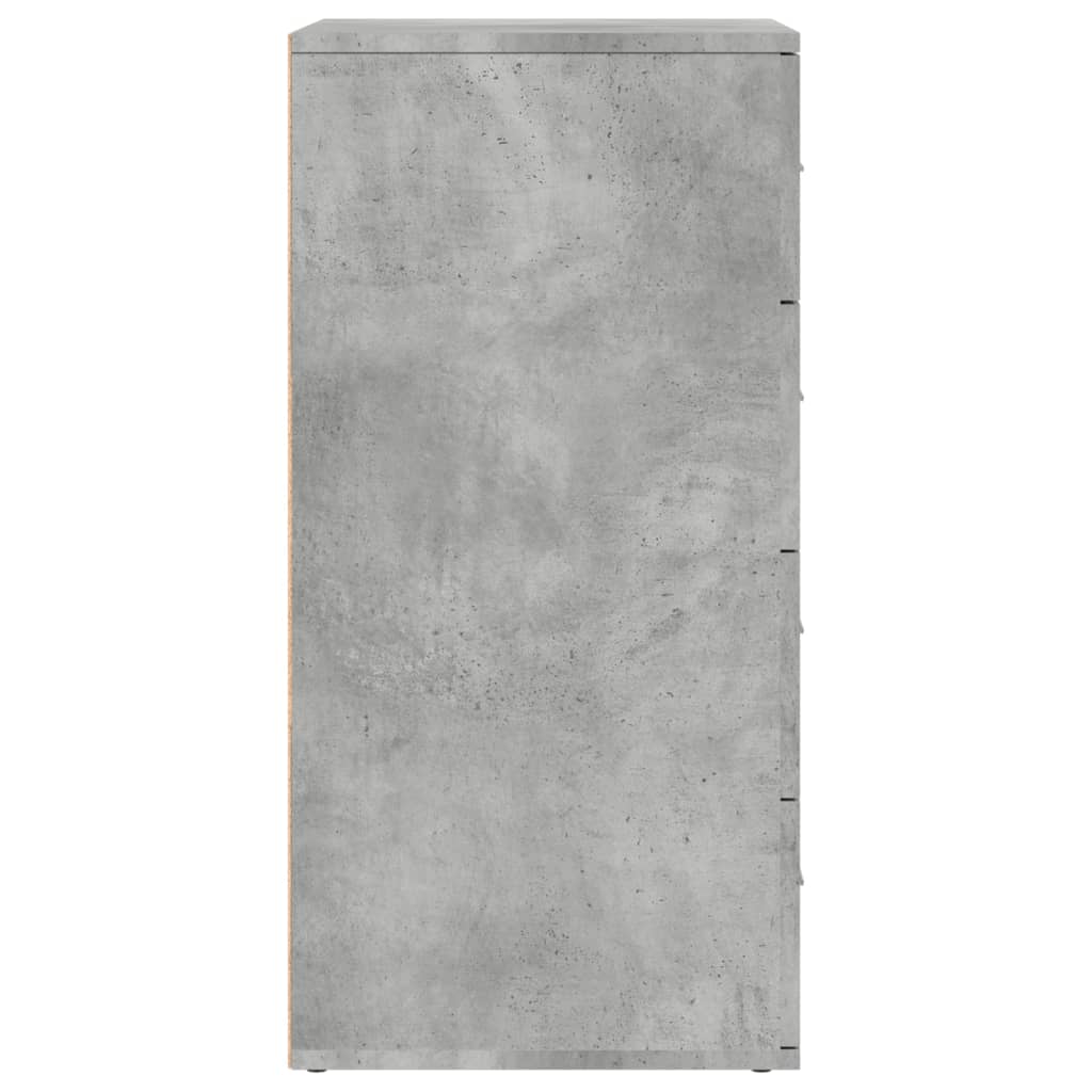 Sideboards 3 Stk. Betongrau Holzwerkstoff