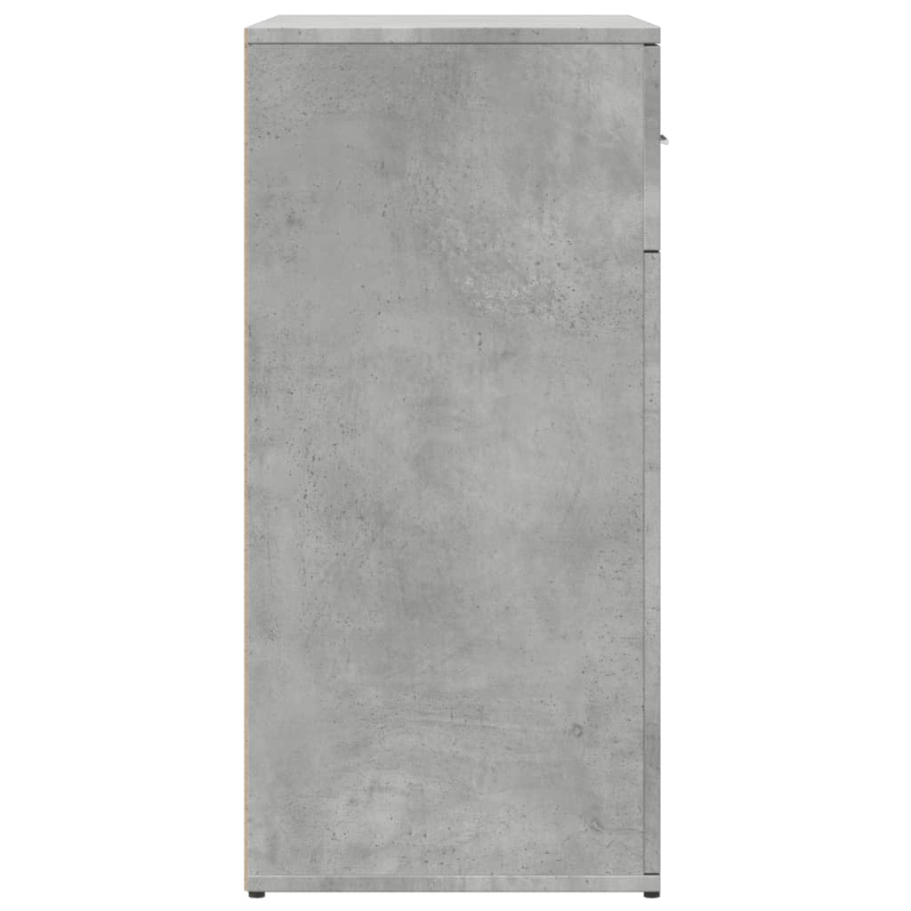 Sideboards 2 Stk. Betongrau 79x38x80 cm Holzwerkstoff