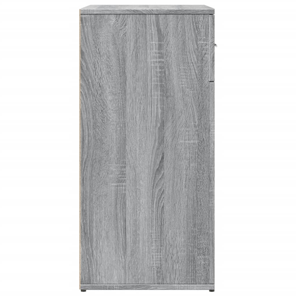 Sideboards 2 Stk. Grau Sonoma 79x38x80 cm Holzwerkstoff
