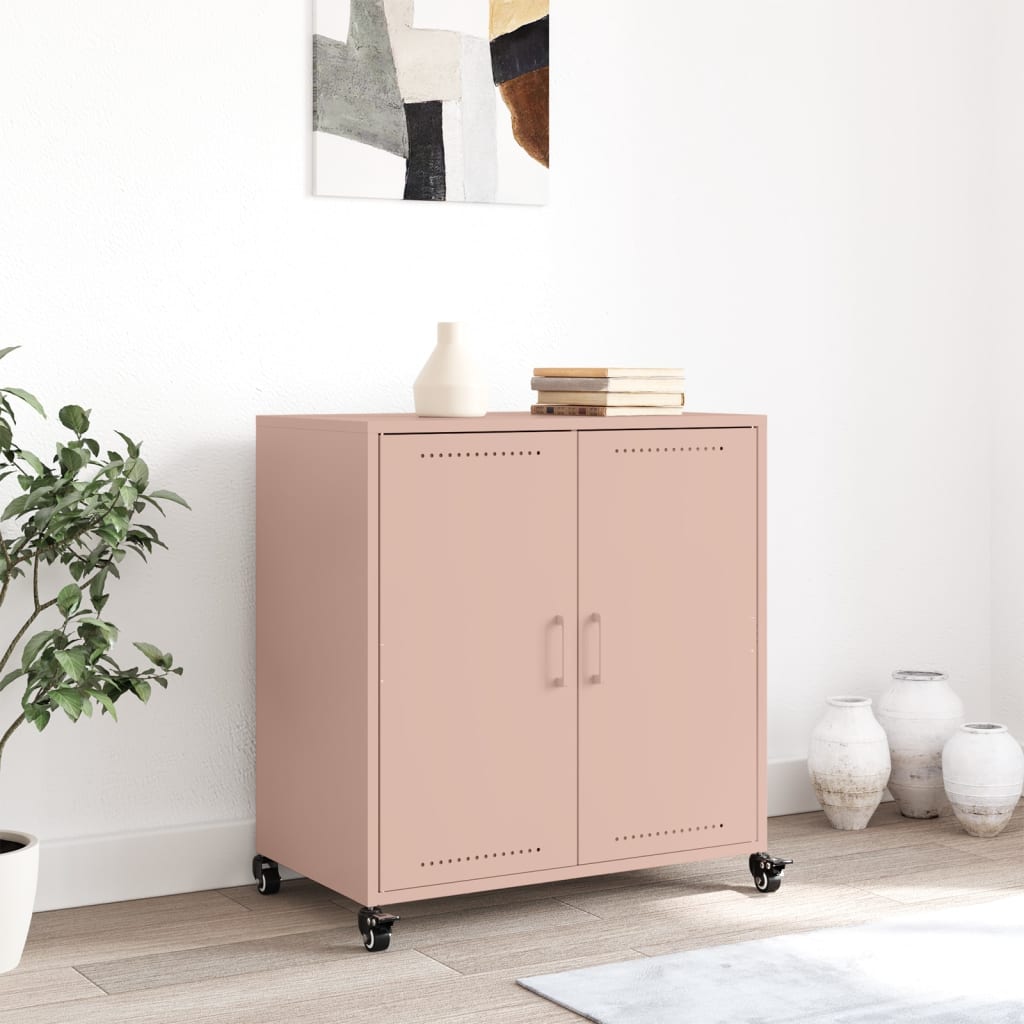 Sideboard Rosa 68x39x72 cm Stahl