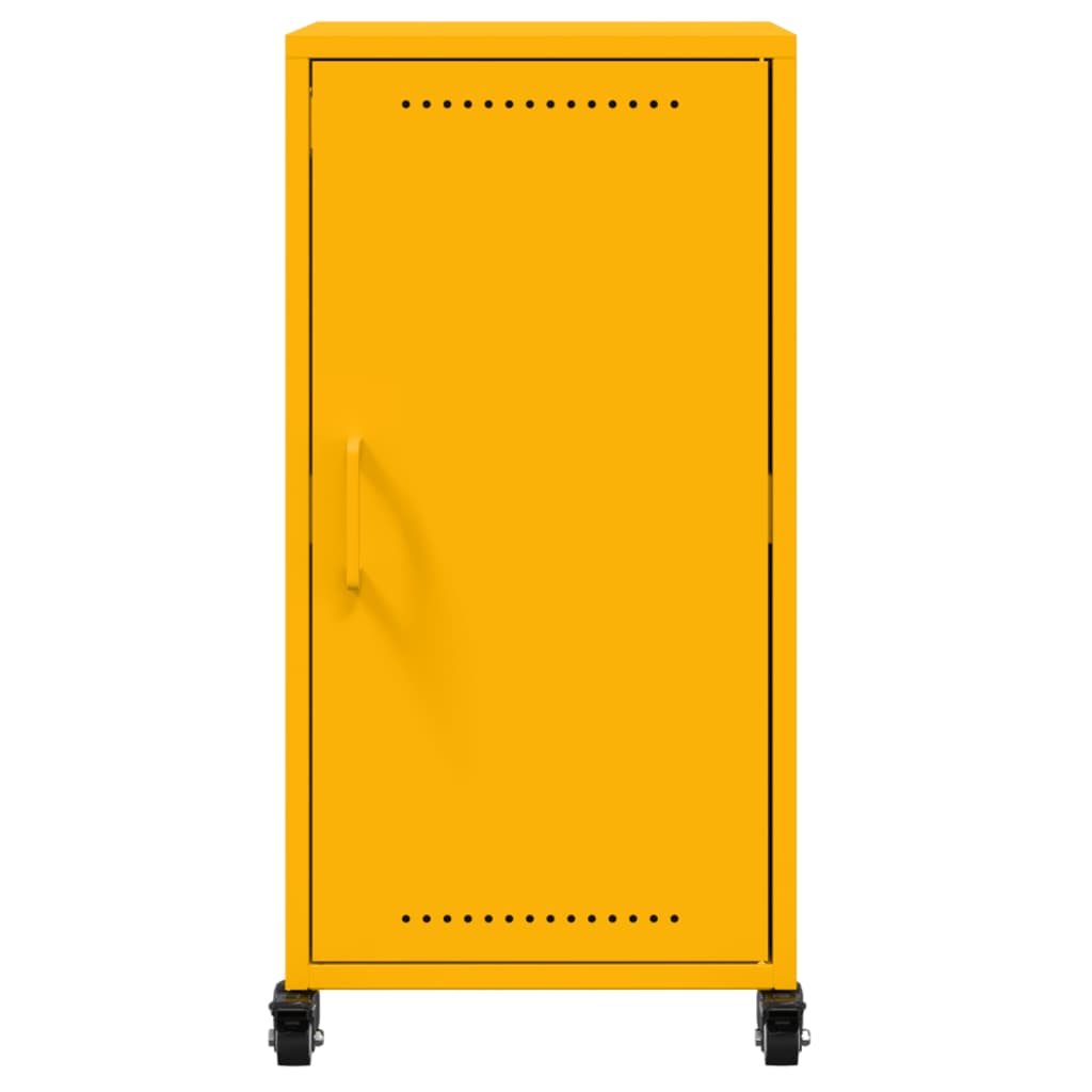 Sideboard Senfgelb 36x39x72 cm Stahl