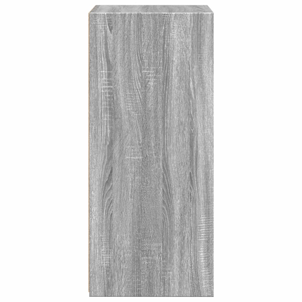 Sideboard Grau Sonoma 50x41x93 cm Holzwerkstoff
