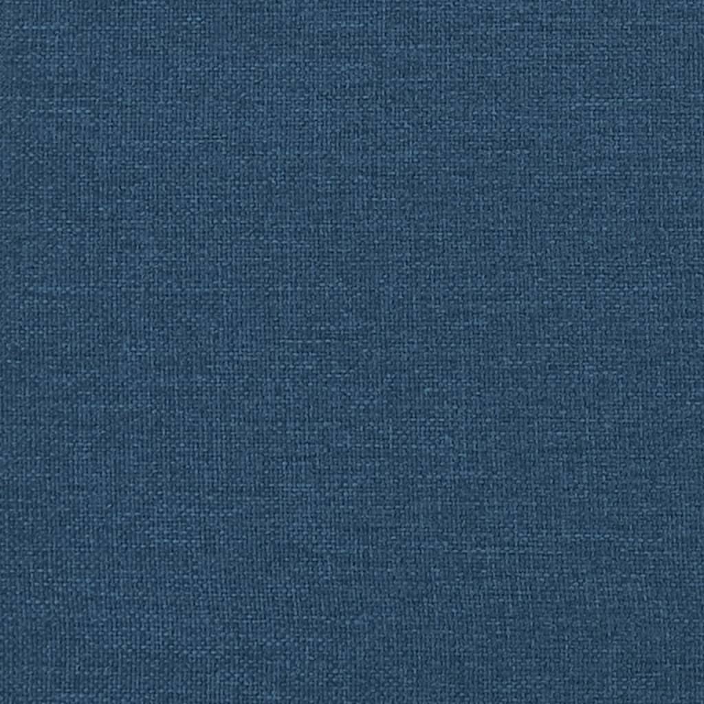 Bettgestell ohne Matratze Blau 90x190 cm Stoff