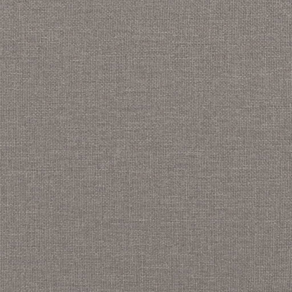 Bettgestell ohne Matratze Taupe 120x200 cm Stoff
