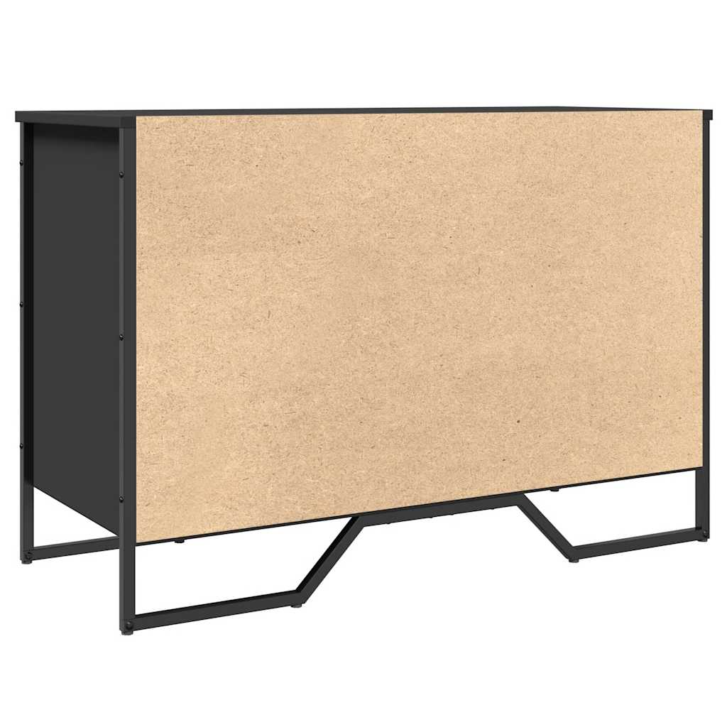 Schuhregal Schwarz 90x38x61,5 cm Holzwerkstoff