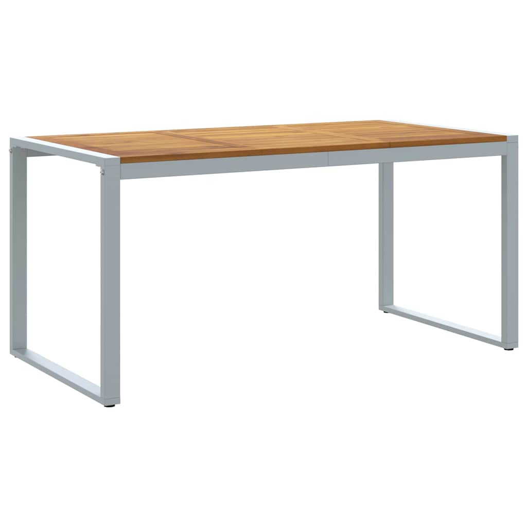 Garten Essgruppe 7 pcs Grau und Braun 160 x 80 x 75 cm