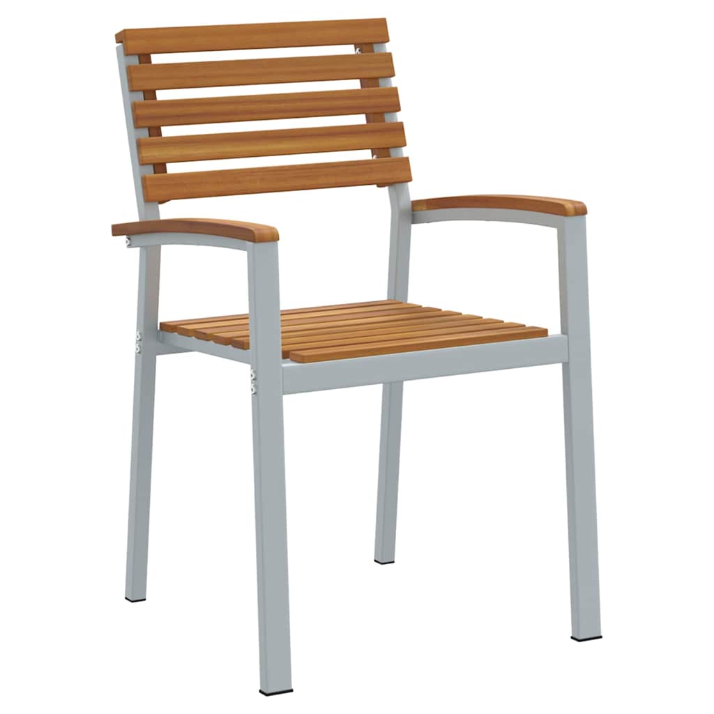 Garten Essgruppe 5 pcs Grau und Braun 180 x 90 x 75 cm