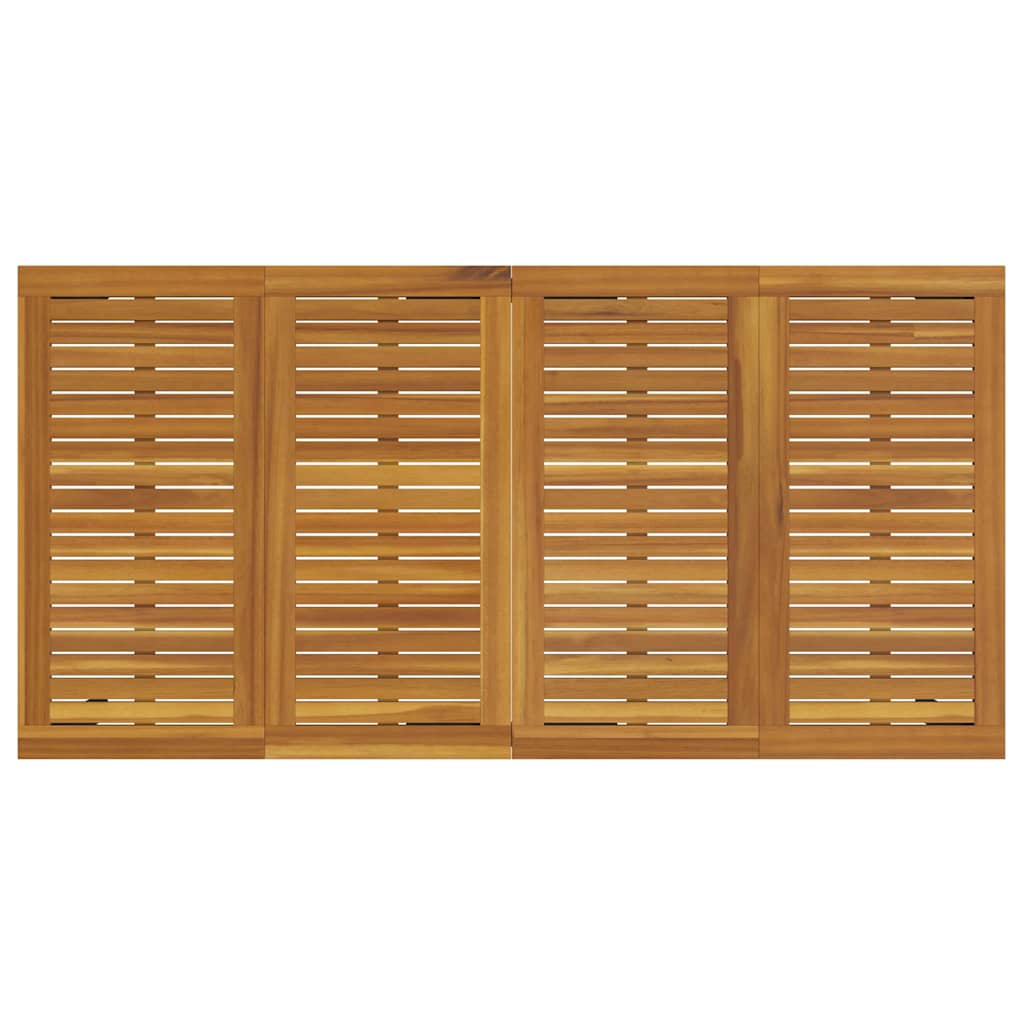 Garten Essgruppe 5 pcs Grau und Braun 180 x 90 x 75 cm