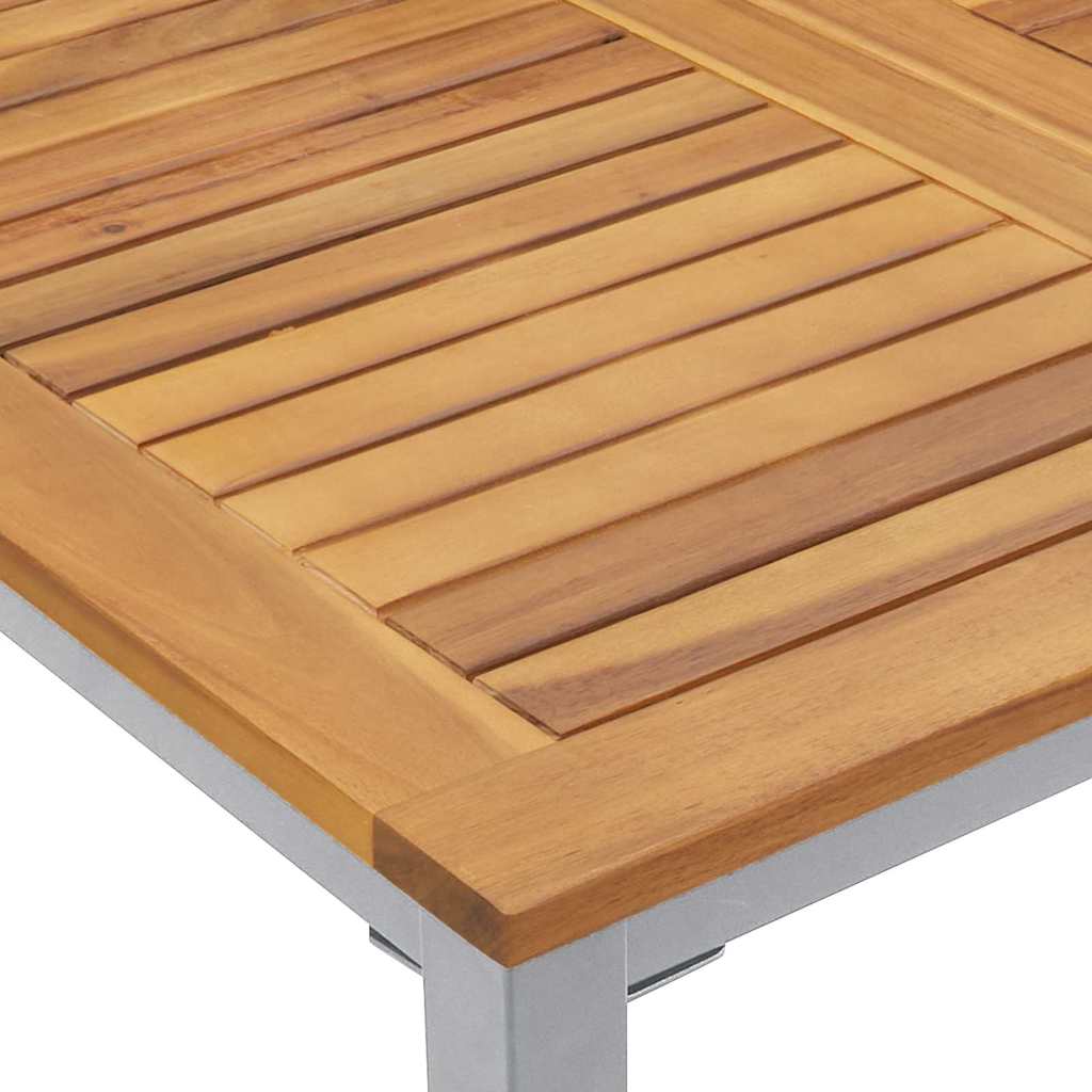 Garten Essgruppe 5 pcs Grau und Braun 150 x 90 x 75 cm