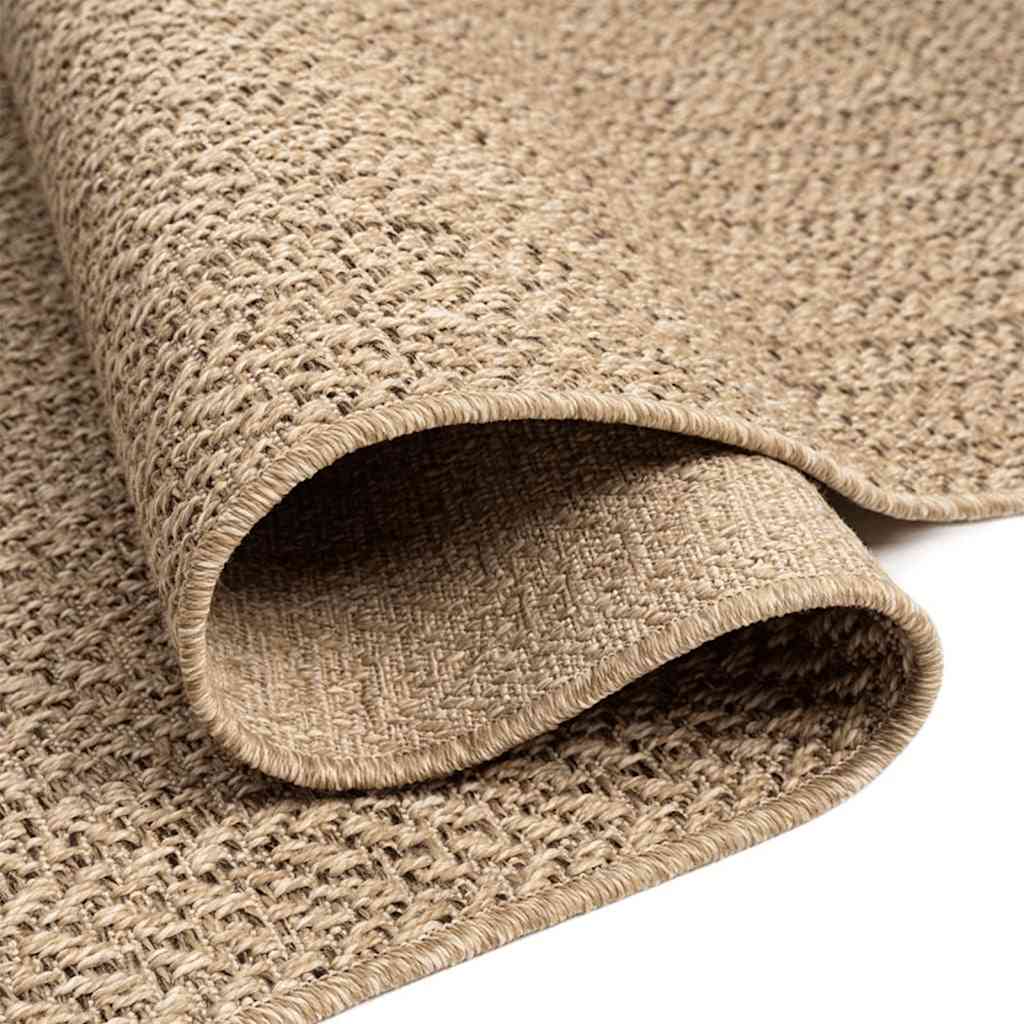 Teppich ZIZUR Beige 200x290 cm Jute-Optik Indoor und Outdoor