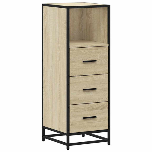 Badschrank Sonoma-Eiche 35x37,5x100 cm Holzwerkstoff