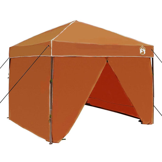 Pop-up Pavillon Zelt Orange 250 x 250 cm Stoff