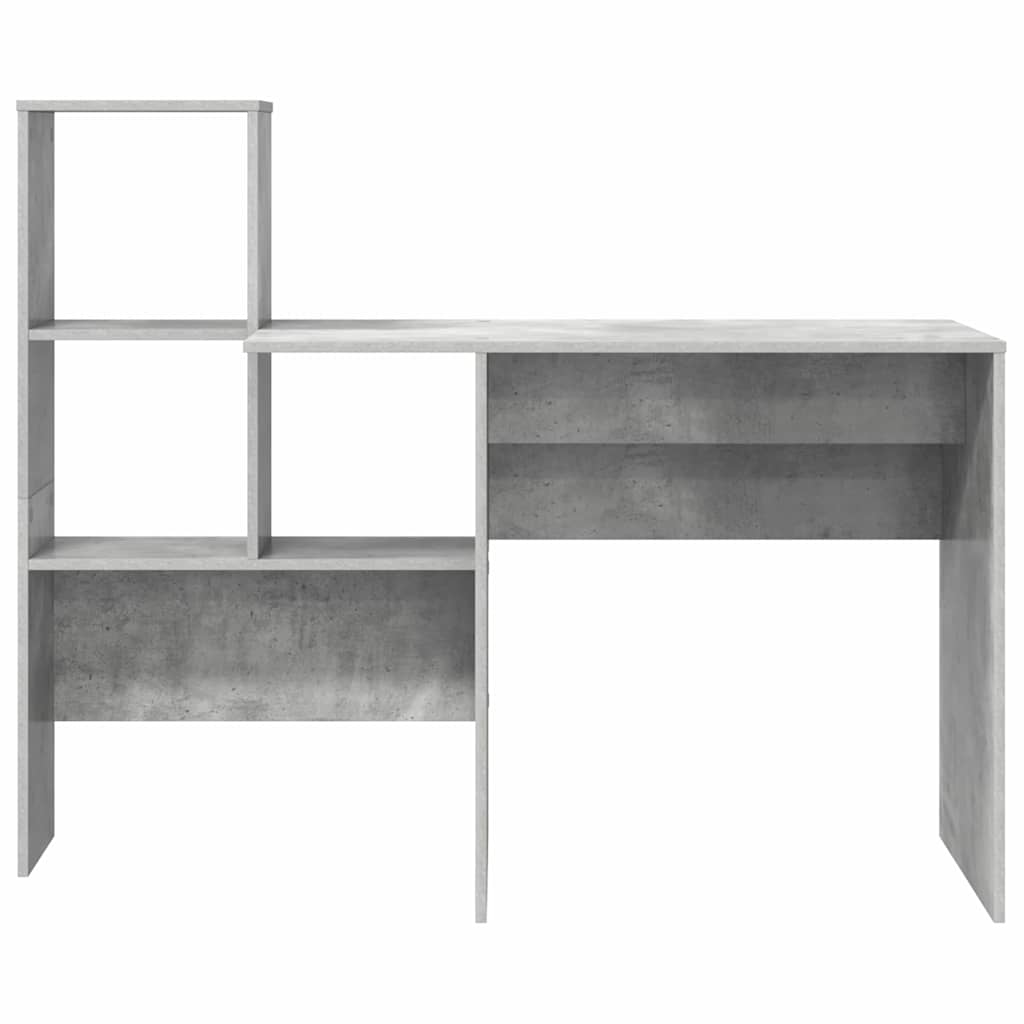 Schreibtisch Betongrau 131,5 x 50 x 106,5 cm Holzwerkstoff