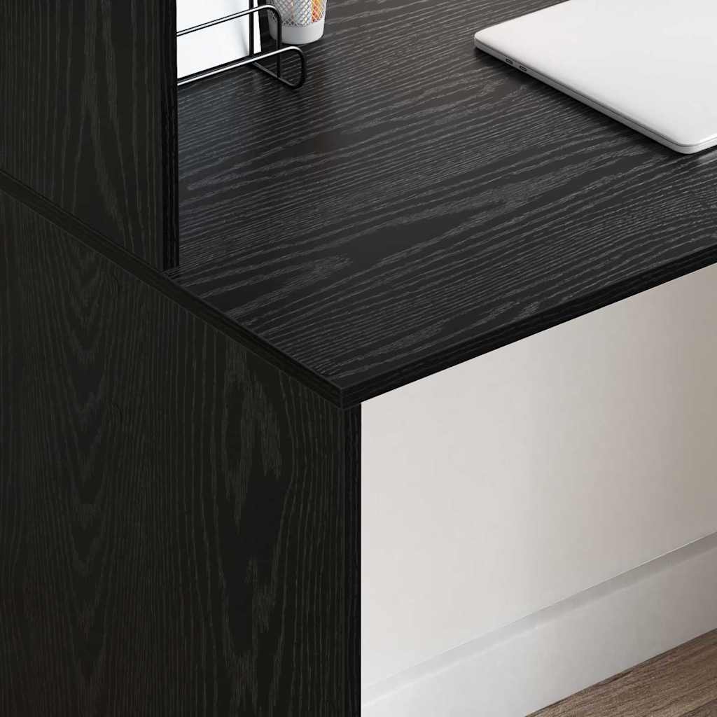 Schreibtisch Schwarze Eiche 102 x 50 x 124 cm Holzwerkstoff