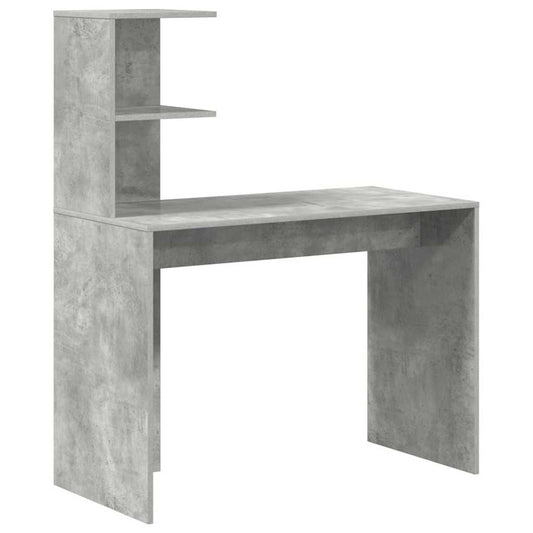 Schreibtisch Beton Grau 102 x 50 x 124 cm Holzwerkstoff