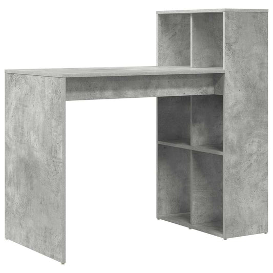 Schreibtisch Beton Grau 108 x 55 x 103.5 cm Holzwerkstoff