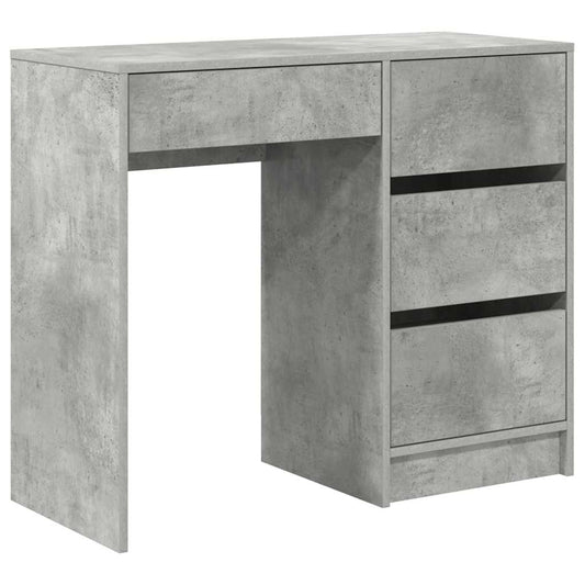 Schreibtisch Beton Grau 90 x 37,5 x 75 cm Holzwerkstoff