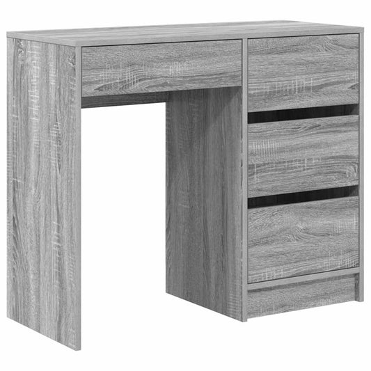 Schreibtisch Graues Sonoma 90 x 37,5 x 75 cm Holzwerkstoff