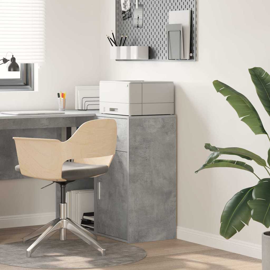 Sideboard Betongrau 38 x 34,5 x 75 cm Holzwerkstoff