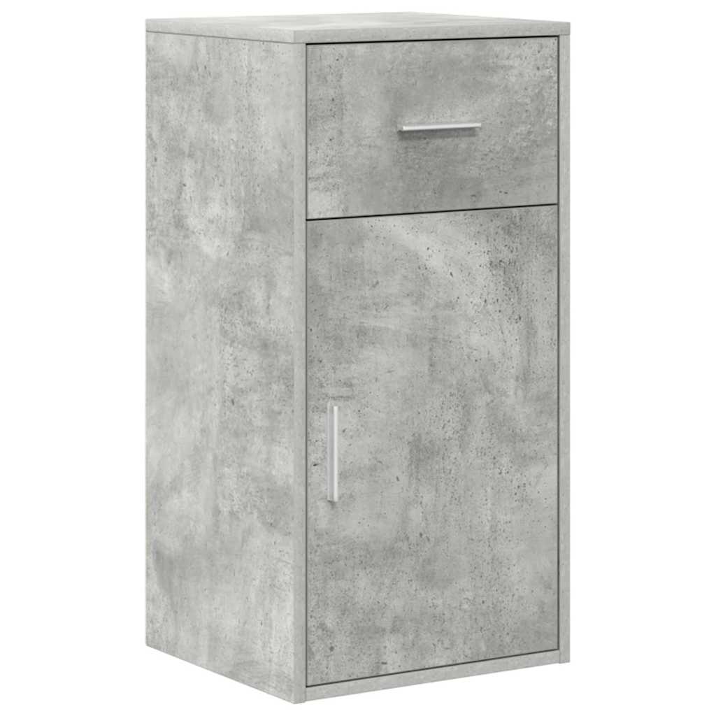 Sideboard Betongrau 38 x 34,5 x 75 cm Holzwerkstoff