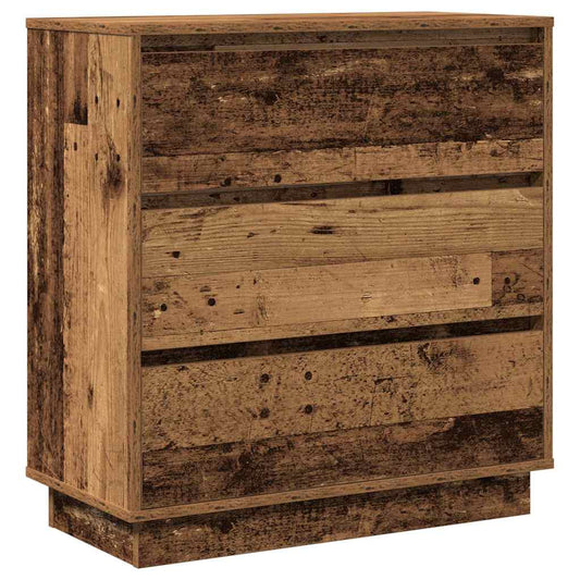 Nachttisch mit Altholz 71 x 34,5 x 75 cm Holzwerkstoff