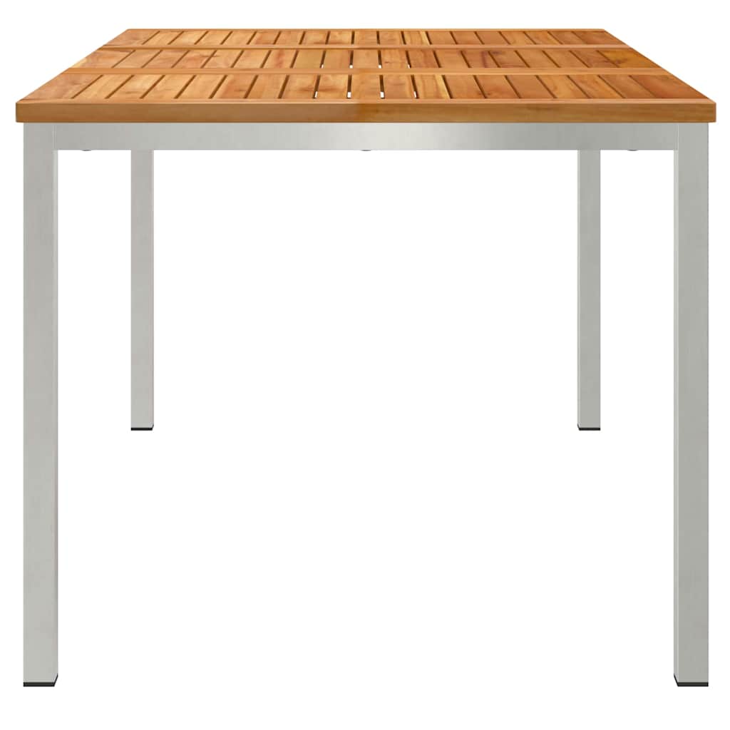 Esstischfürdraußen Braun 200x90x75cm Massives Teakholz