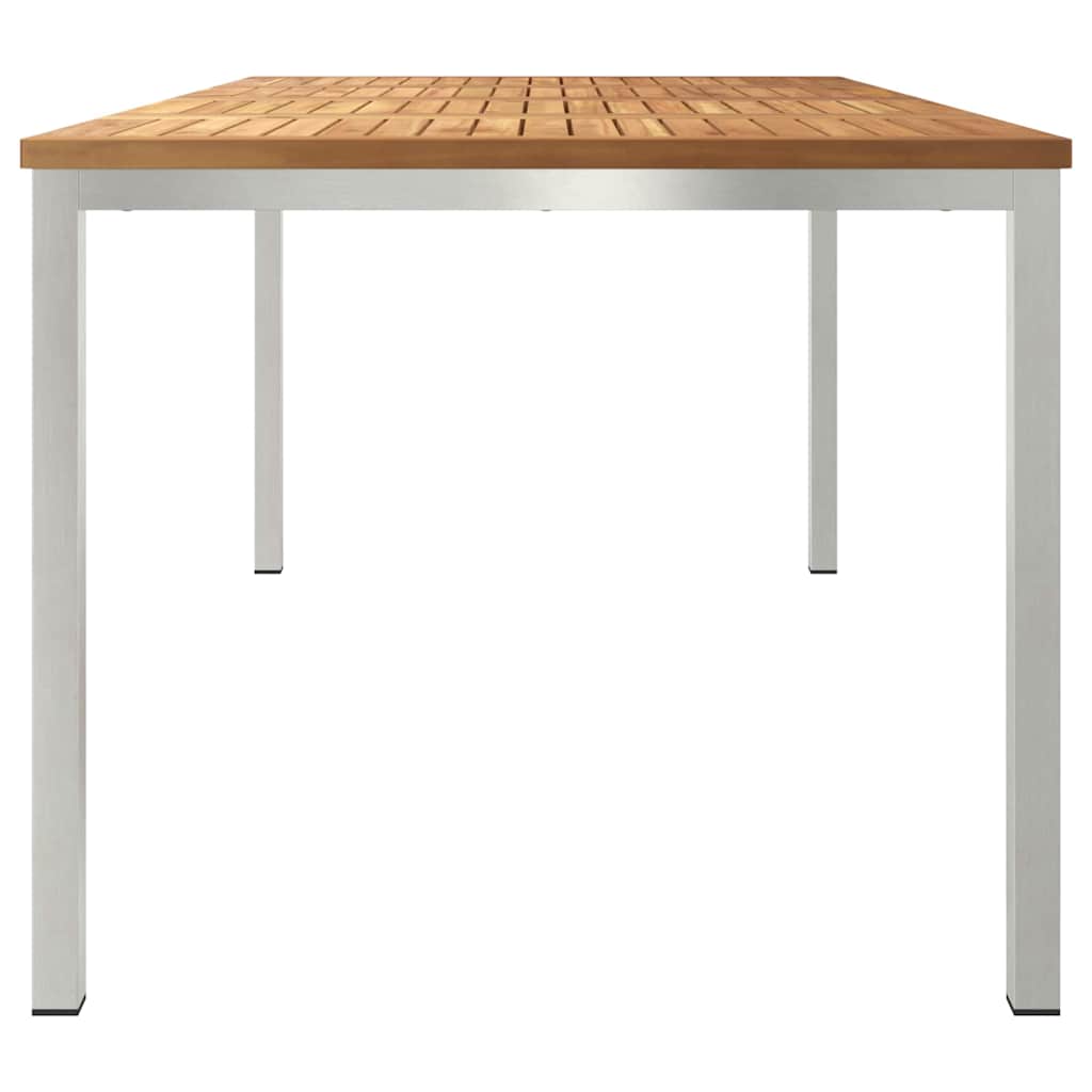 Esstischfürdraußen Braun 200x90x75cm Massives Teakholz