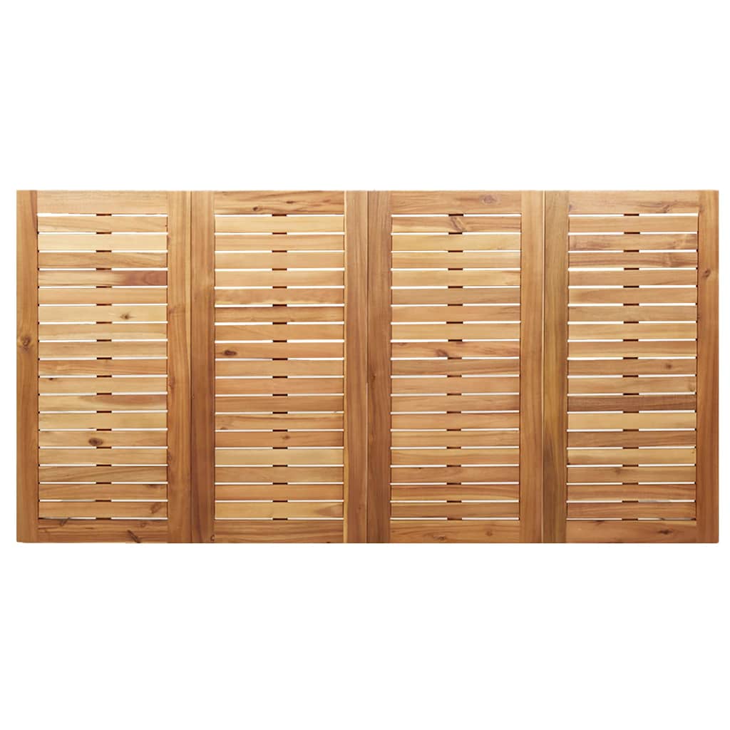 Esstischfürdraußen Braun 200x90x75cm Massives Teakholz