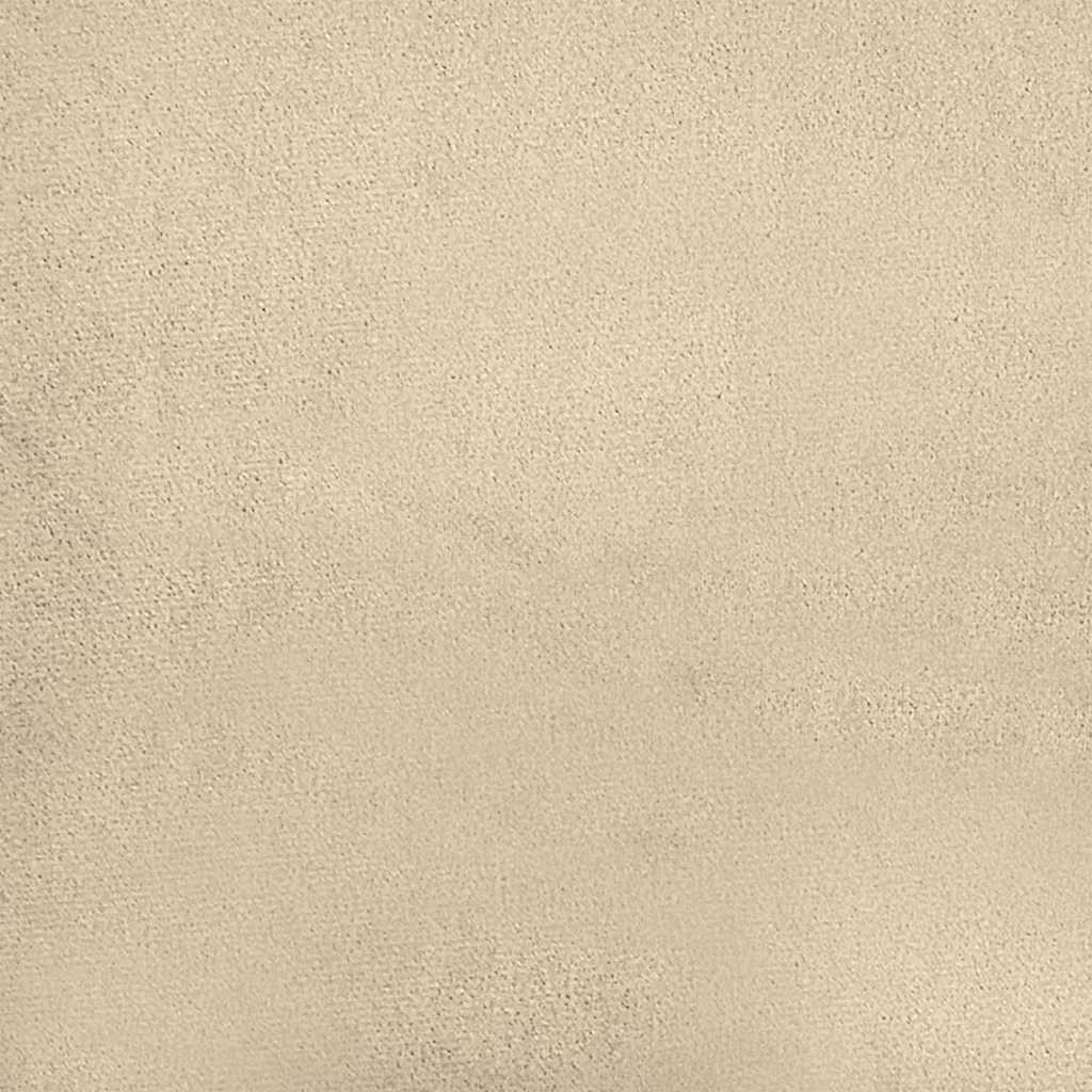 Schlafsofa mit Kissen Creme 67 x 194 x 82 cm Mikrofaserstoff