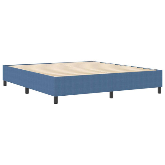 Boxspringbett Blau 180 x 200 cm Cordstoff