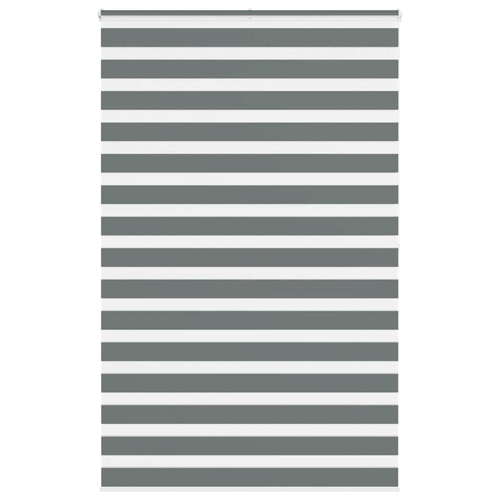 Zebrarollo Dunkelgrau 140x200 cm Stoffbreite 135,9 cm Polyester