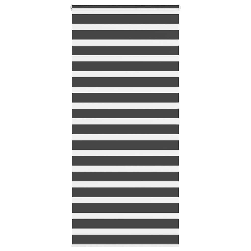 Zebrarollo Schwarz 95x200 cm Stoffbreite 90,9 cm Polyester