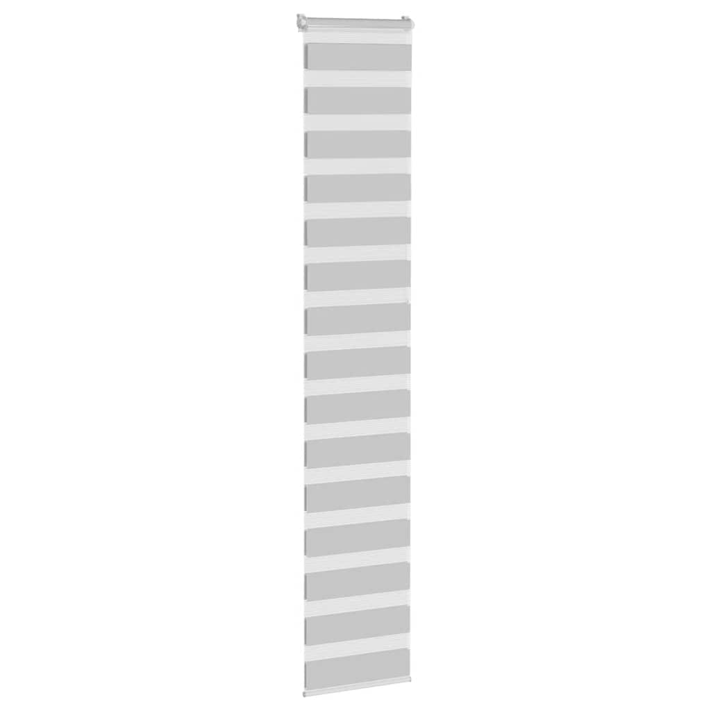 Zebrarollo Hellgrau 45x230 cm Stoffbreite 40,9 cm Polyester