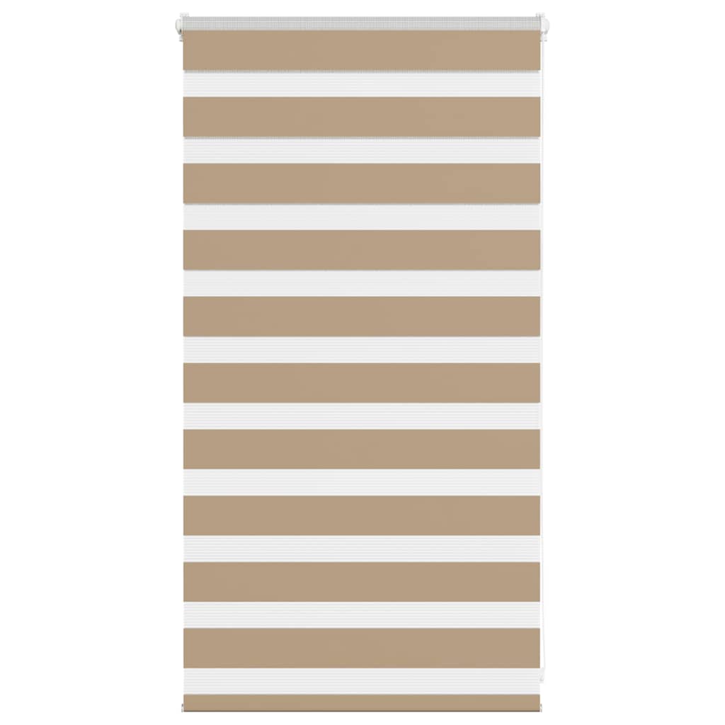 Zebrarollo Sandbraun 80x100 cm Stoffbreite 75,9 cm Polyester