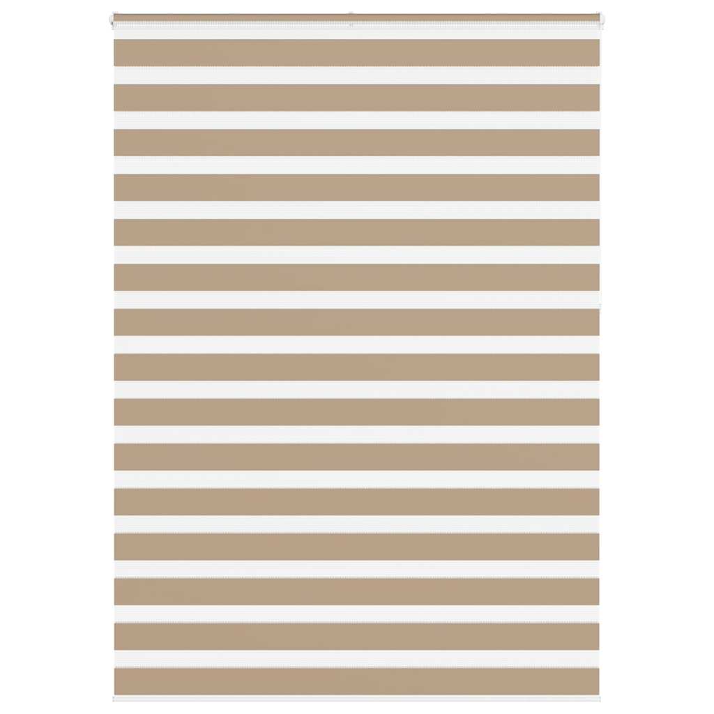 Zebrarollo Sandbraun 155x230 cm Stoffbreite 150,9 cm Polyester